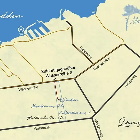 Meridiamus 2 - Ferienhaeuschen In Boddennaehe *