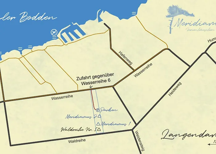 Meridiamus 2 - Ferienhaeuschen In Boddennaehe *